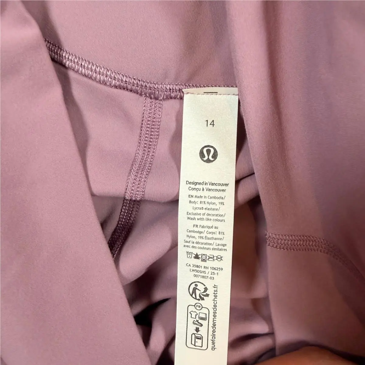 Lululemon clothing - Purple 2