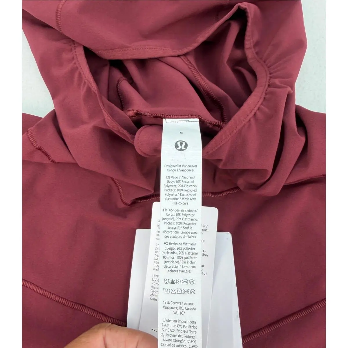 Lululemon clothing - Lululemon Mist Over Windbreaker - Mist Over Windbreaker - Red 1