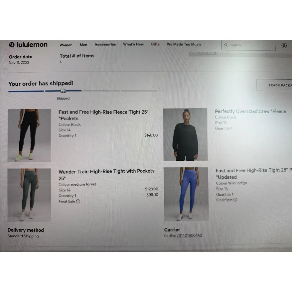 Lululemon clothing - Black 4