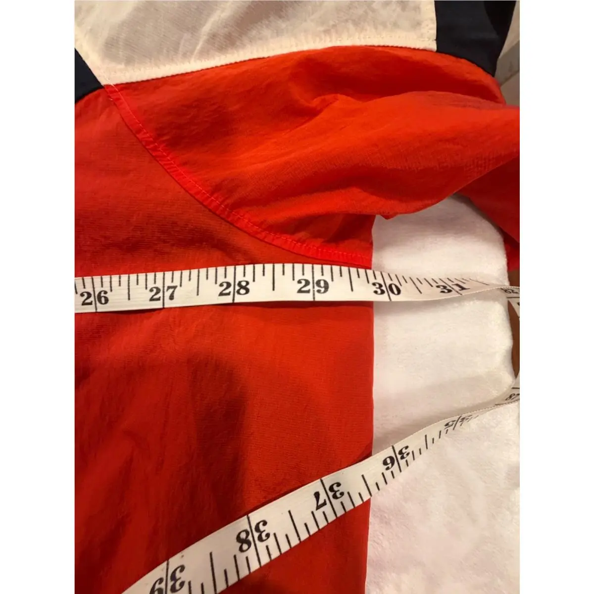 Lululemon clothing - Nylon Oversized Track Jacket - Nylon Oversized Track Jacket - Navy, White, Red 2