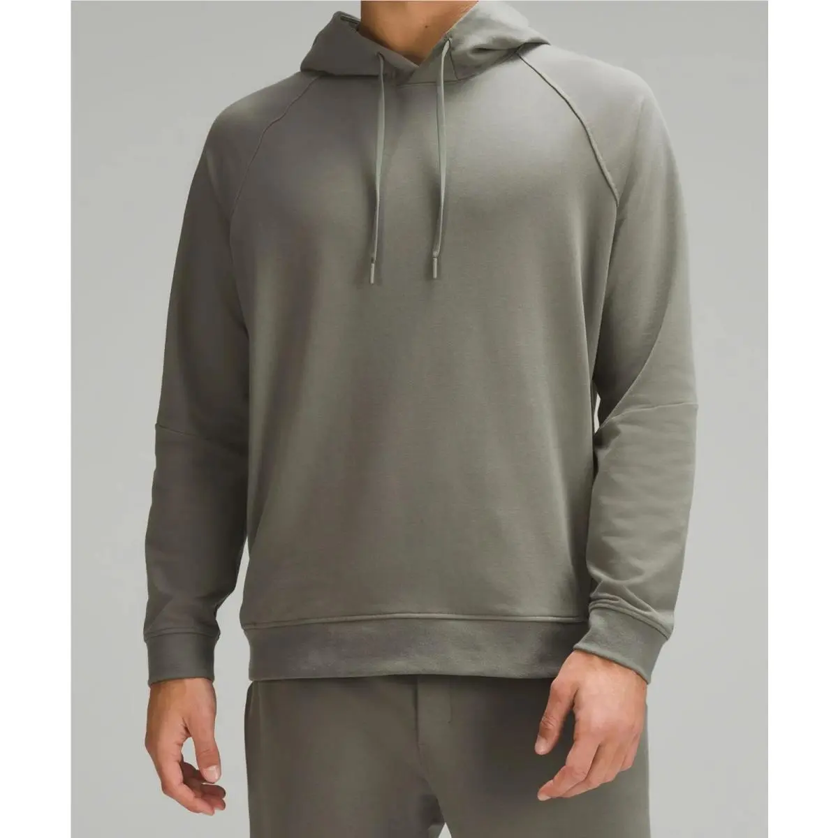 Lululemon City Sweat Pullover Hoodie Men`s M `grey Sage` LM3AUPS