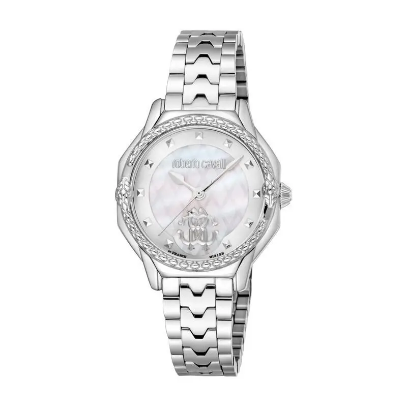 Roberto Cavalli by Franck Muller Women`s RV1L225M0041 Mother of Pearl Dial Watch