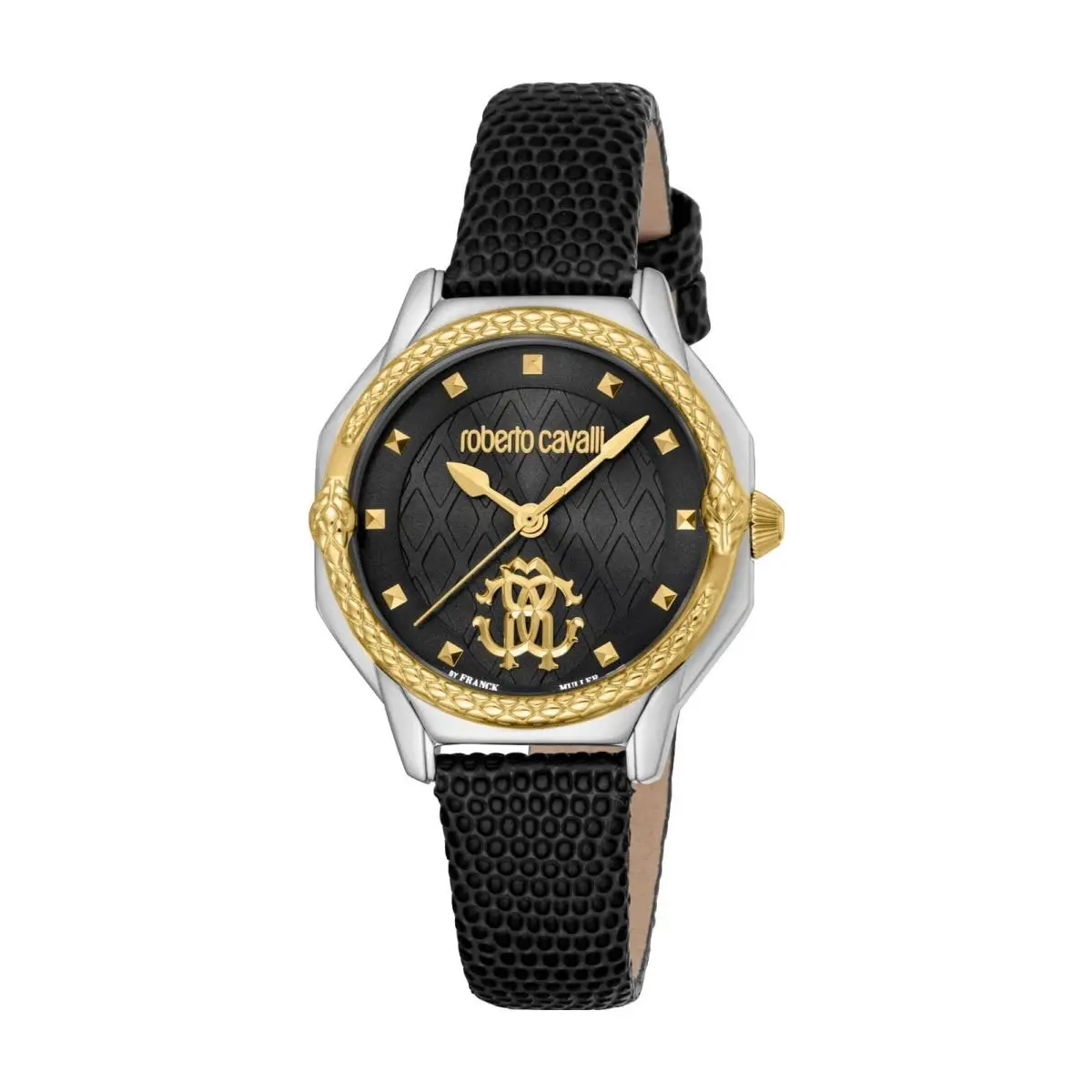Roberto Cavalli by Franck Muller Women`s RV1L225M0031 Black Guilloche Dial Watch