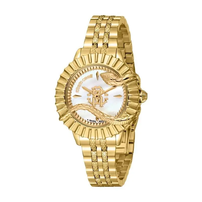 Roberto Cavalli by Franck Muller Women`s RV1L213M0051 Mother of Pearl Dial Watch