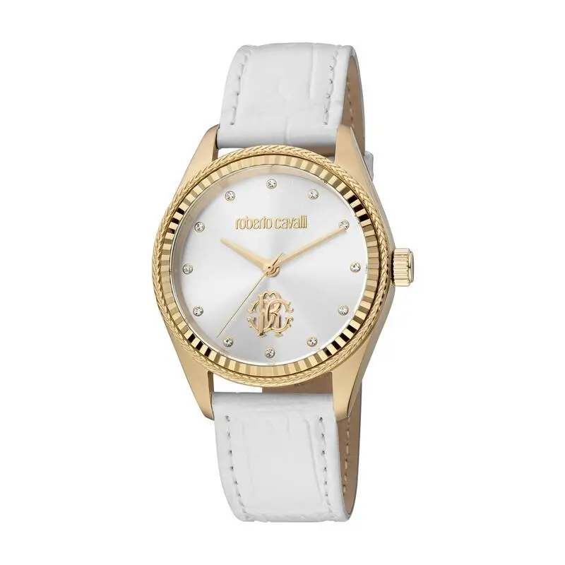 Roberto Cavalli Women`s RC5L017L0025 Silver Sunray Dial Ipyg Case Watch