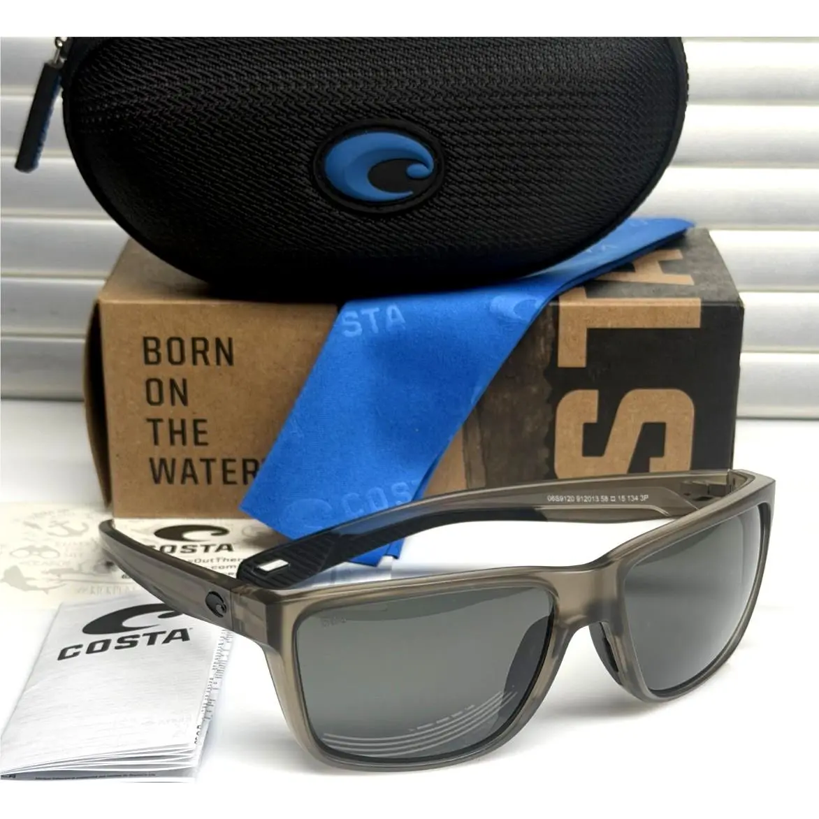 Costa Del Mar Broadbill II 580G Polarized Sunglasses Brown Smoke/gray 580