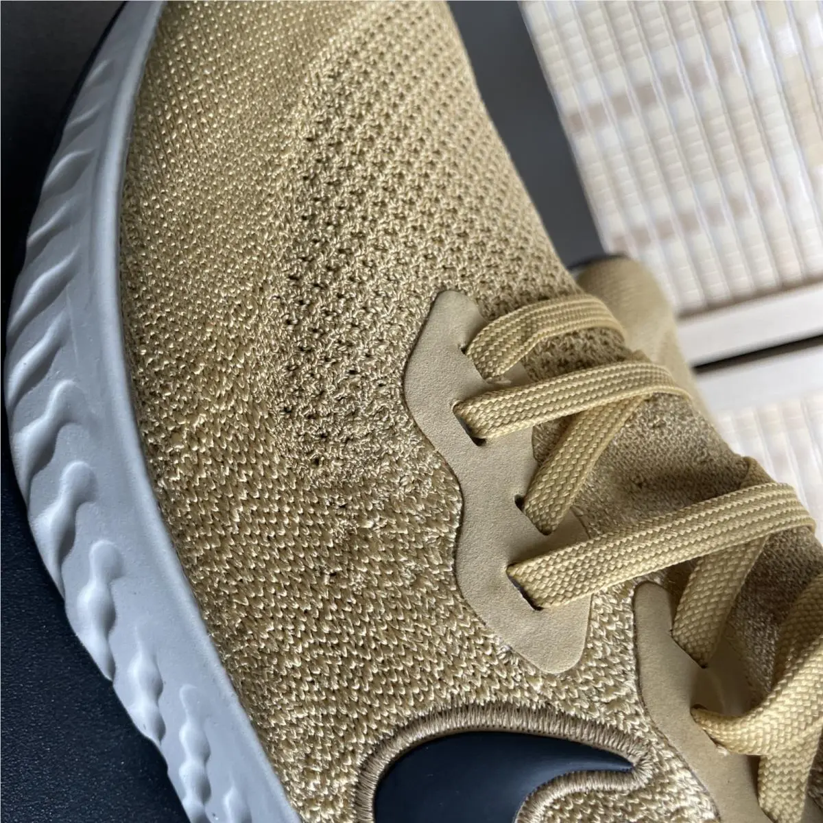Nike shoes - Nike Epic React - Epic React - BQ8928-700 - Gold, Manufacturer: Club Gold/Metallic Gold-Black-Red Orbit-Desert Orange 10
