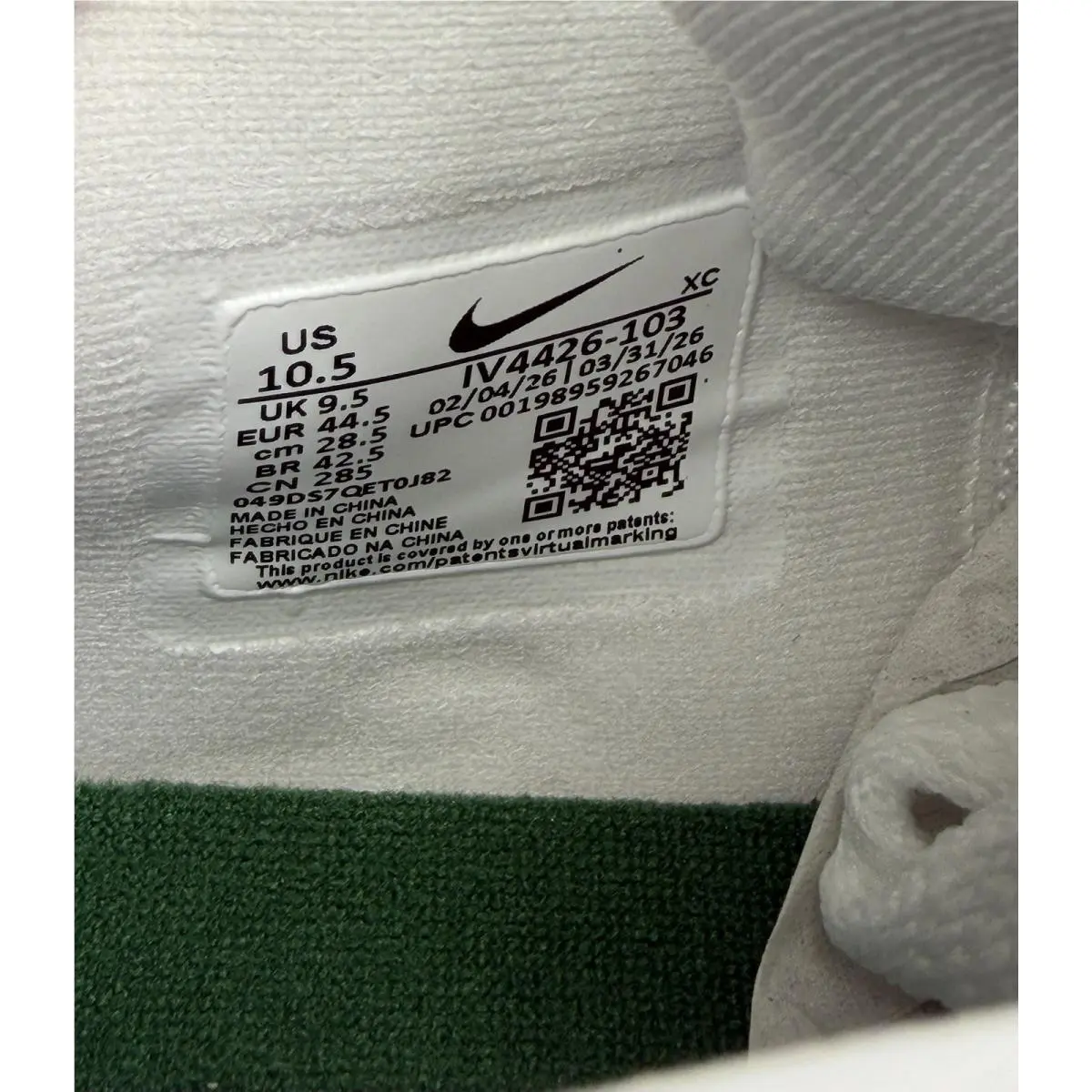 Nike shoes - Nike - IV4426-103 - White/Metallic Silver 11