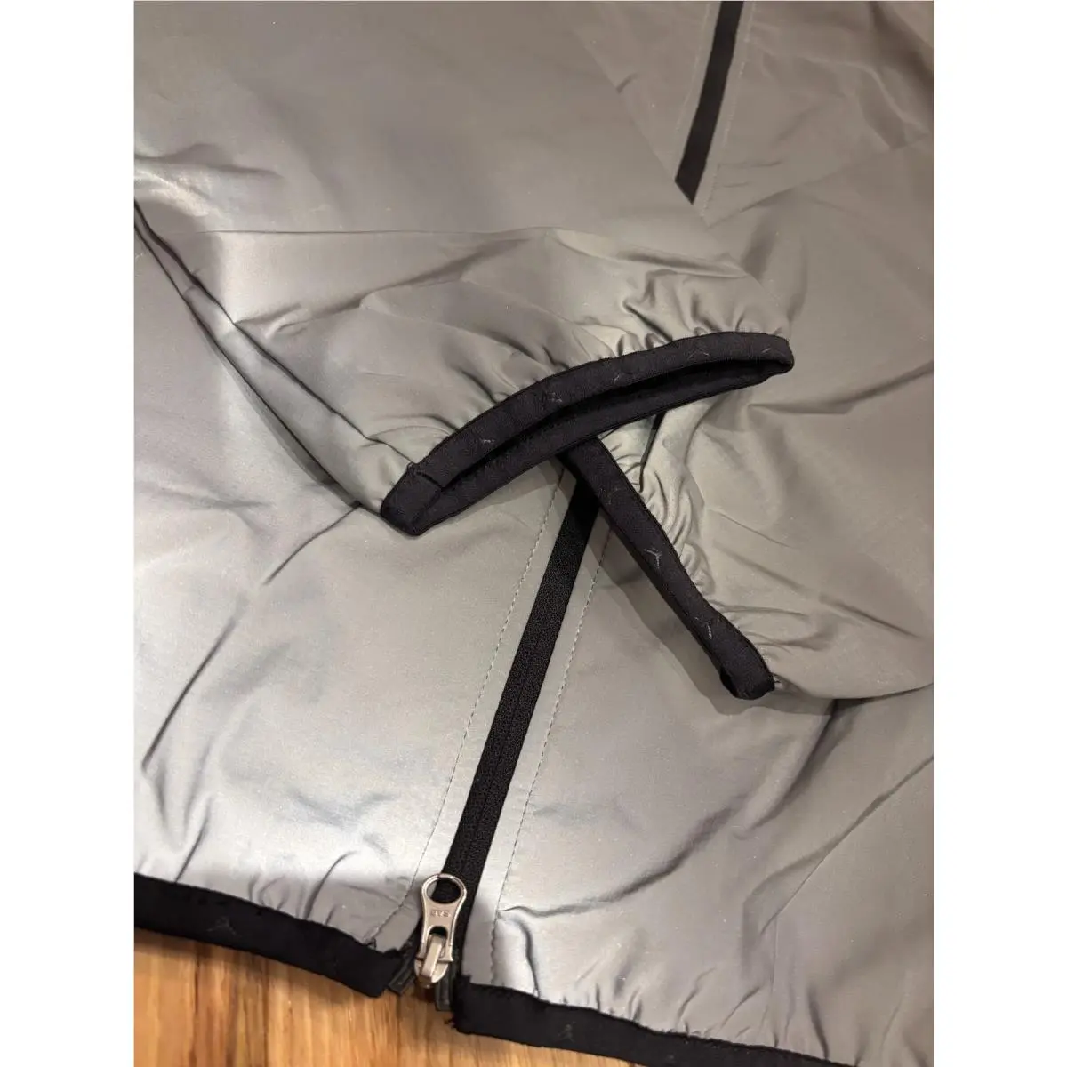 Nike clothing - Nike Jordan Brooklyn Hike Mike Reflective Draft Jacket - Metallic Silver (UPC: 198726562374) 0