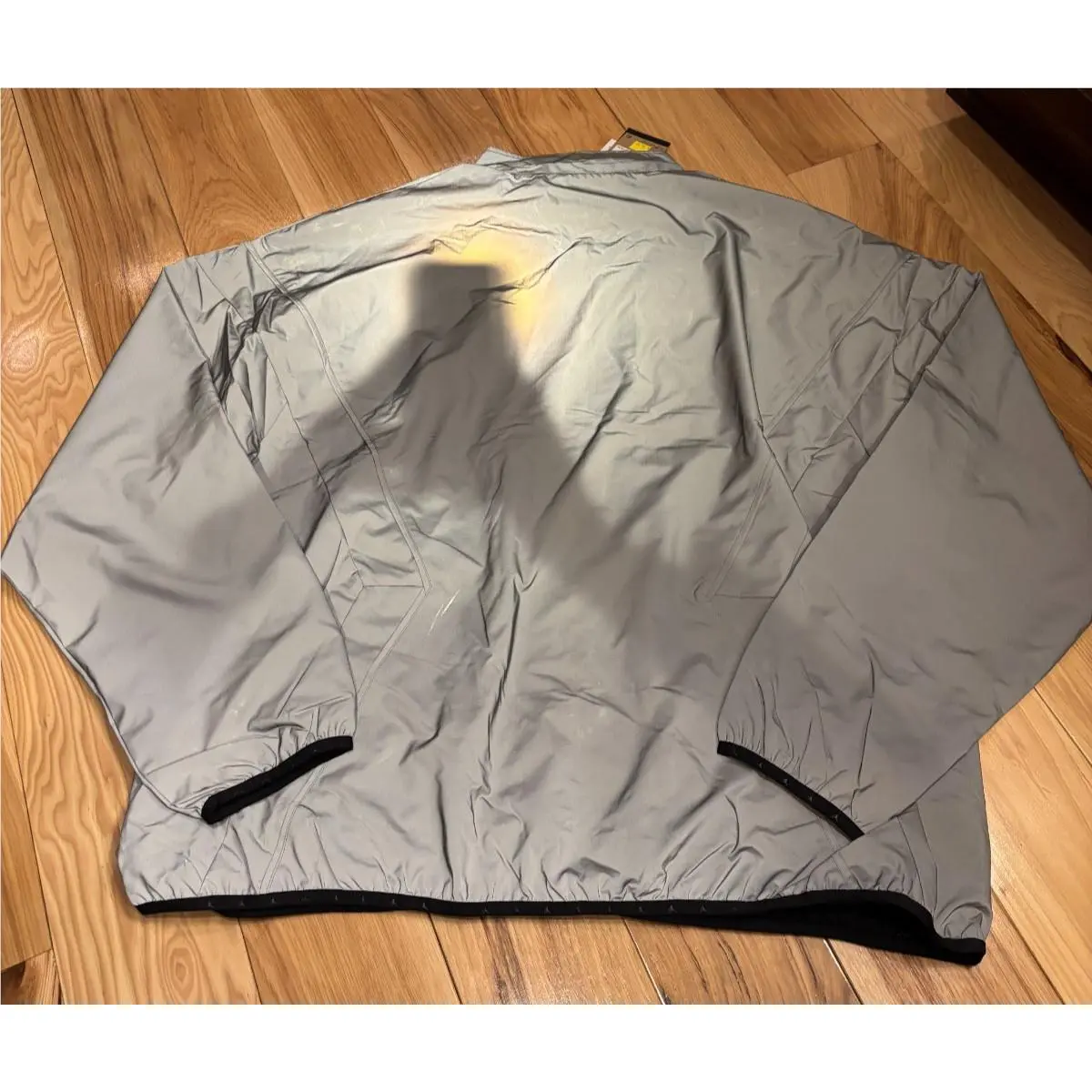 Nike clothing - Nike Jordan Brooklyn Hike Mike Reflective Draft Jacket - Metallic Silver (UPC: 198726562374) 2