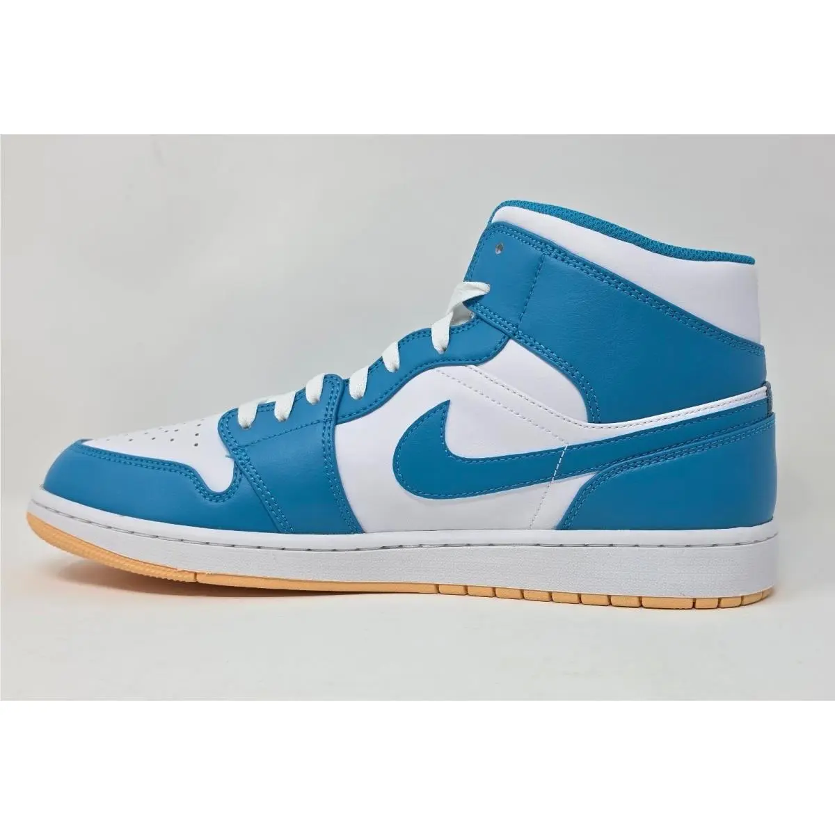 Nike shoes - Jordan 1 Mid Aquatone Celestial Gold White - Blue 5
