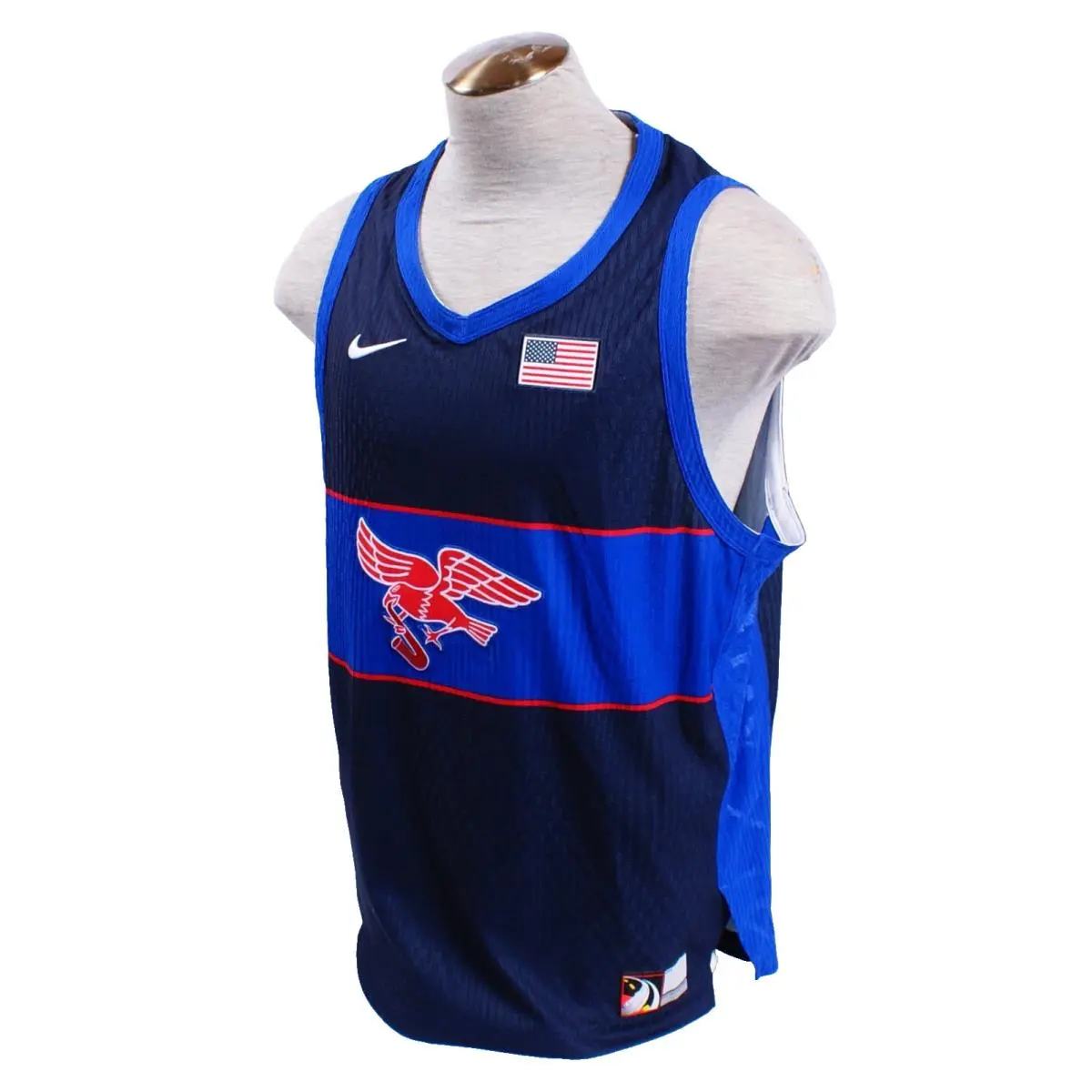 Nike clothing - Paris 2024 Olympic Skateboard Team Jersey - Blue & Red (UPC: 197593679857) 0