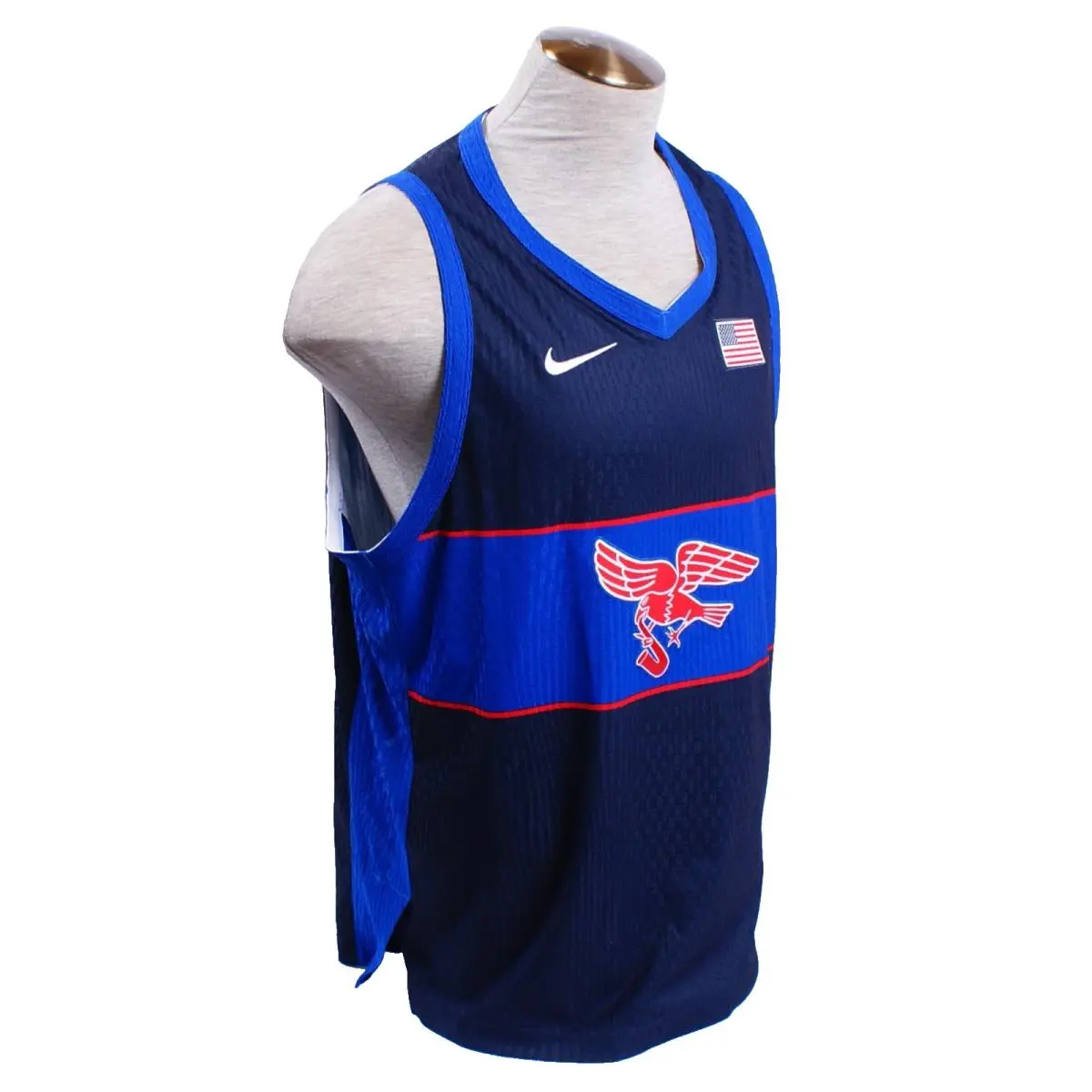 Nike clothing - Paris 2024 Olympic Skateboard Team Jersey - Blue & Red (UPC: 197593679857) 1