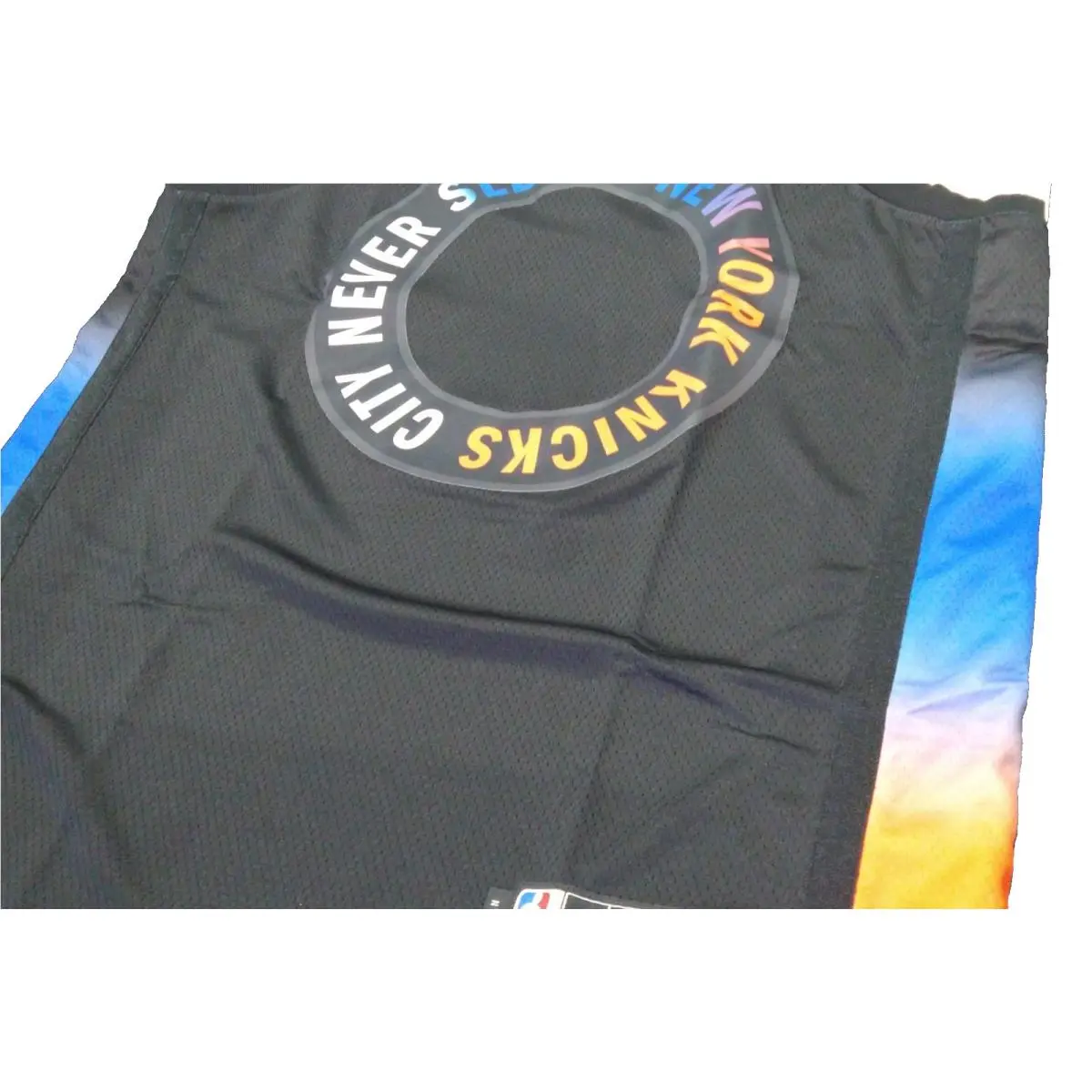 Nike clothing - Nike NBA City Edition Blank Jersey - Black (UPC: 194499887799) 8