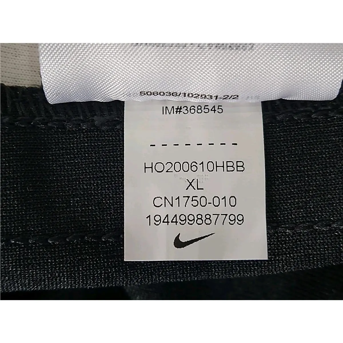 Nike clothing - Nike NBA City Edition Blank Jersey - Black (UPC: 194499887799) 12