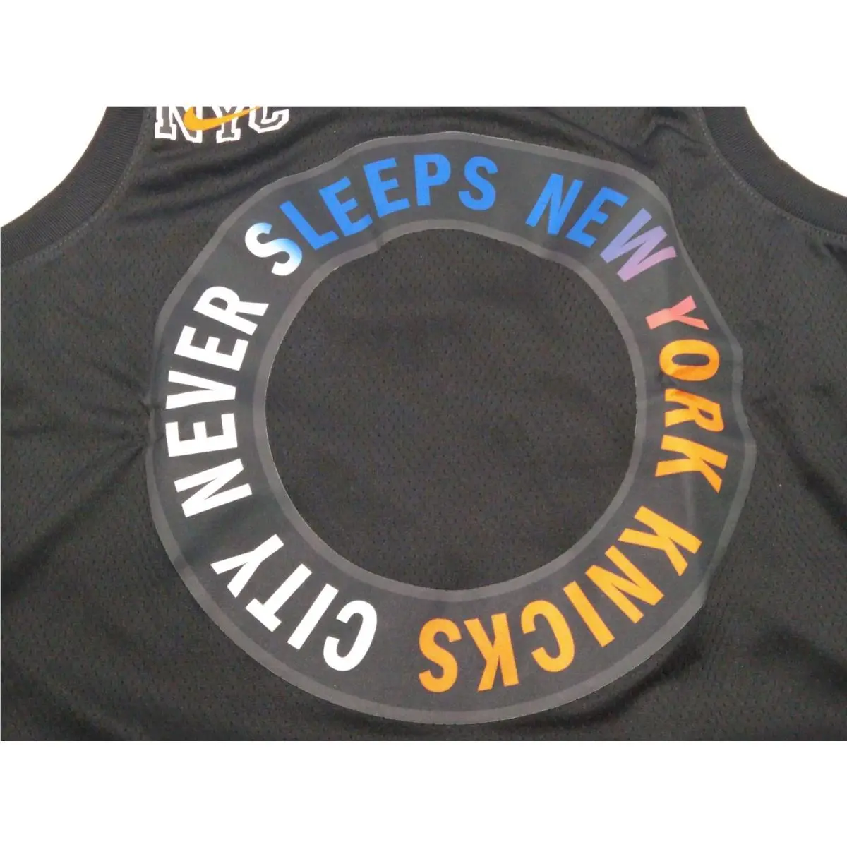 Nike clothing - Nike NBA City Edition Blank Jersey - Black (UPC: 194499887799) 0