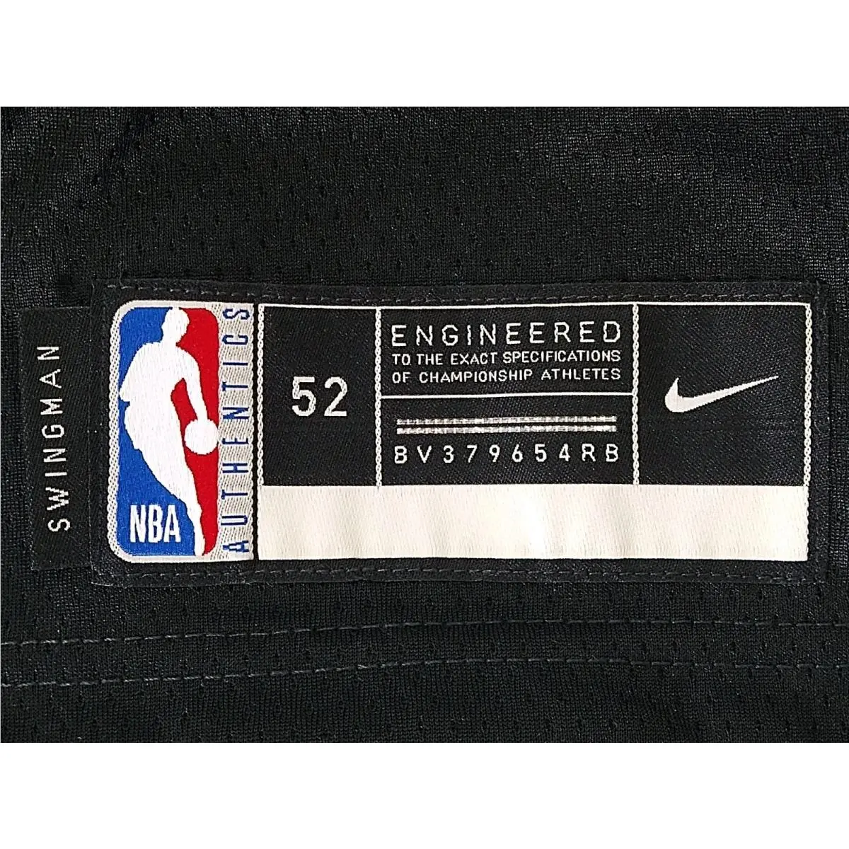Nike clothing - Nike NBA City Edition Blank Jersey - Black (UPC: 194499887799) 4