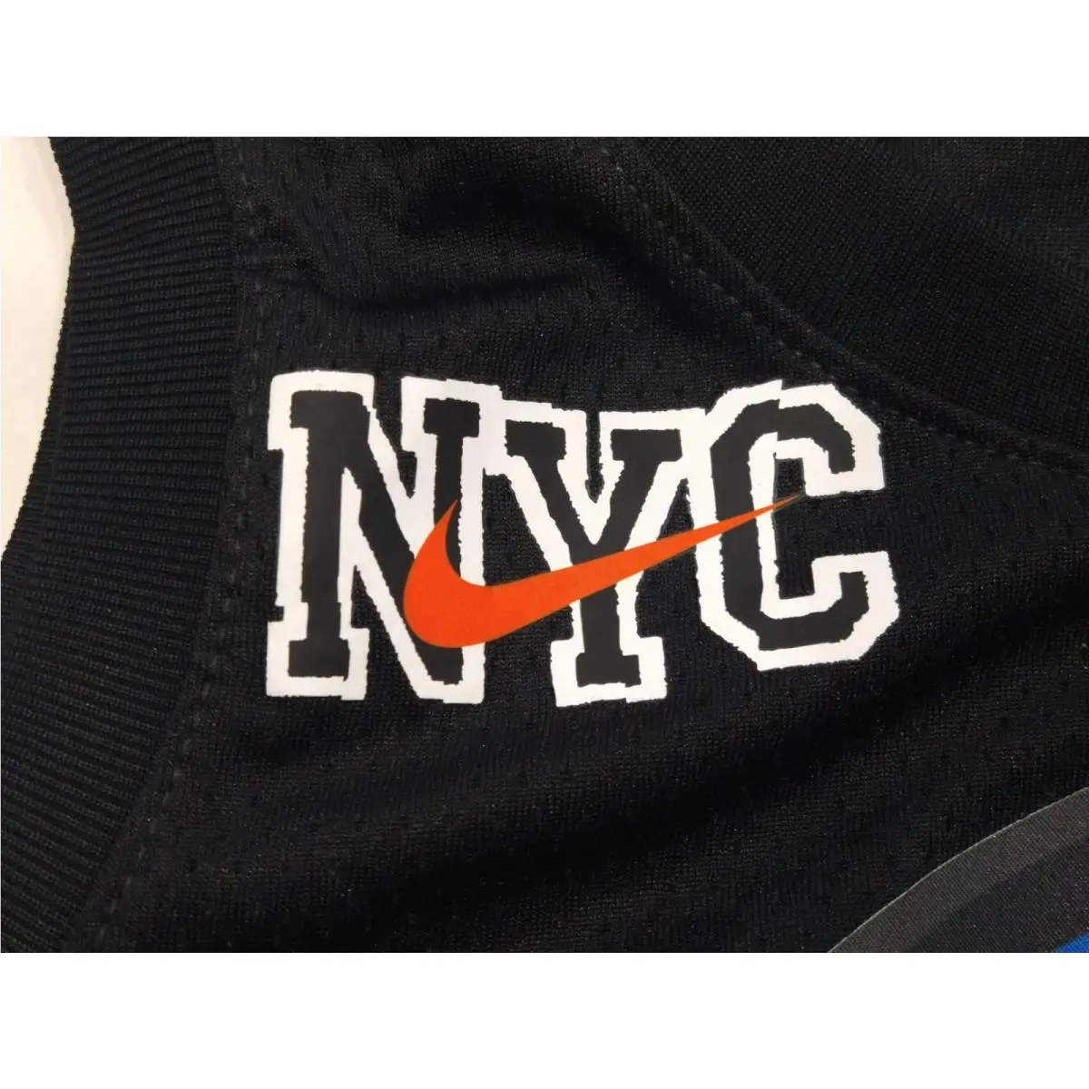 Nike clothing - Nike NBA City Edition Blank Jersey - Black (UPC: 194499887799) 5
