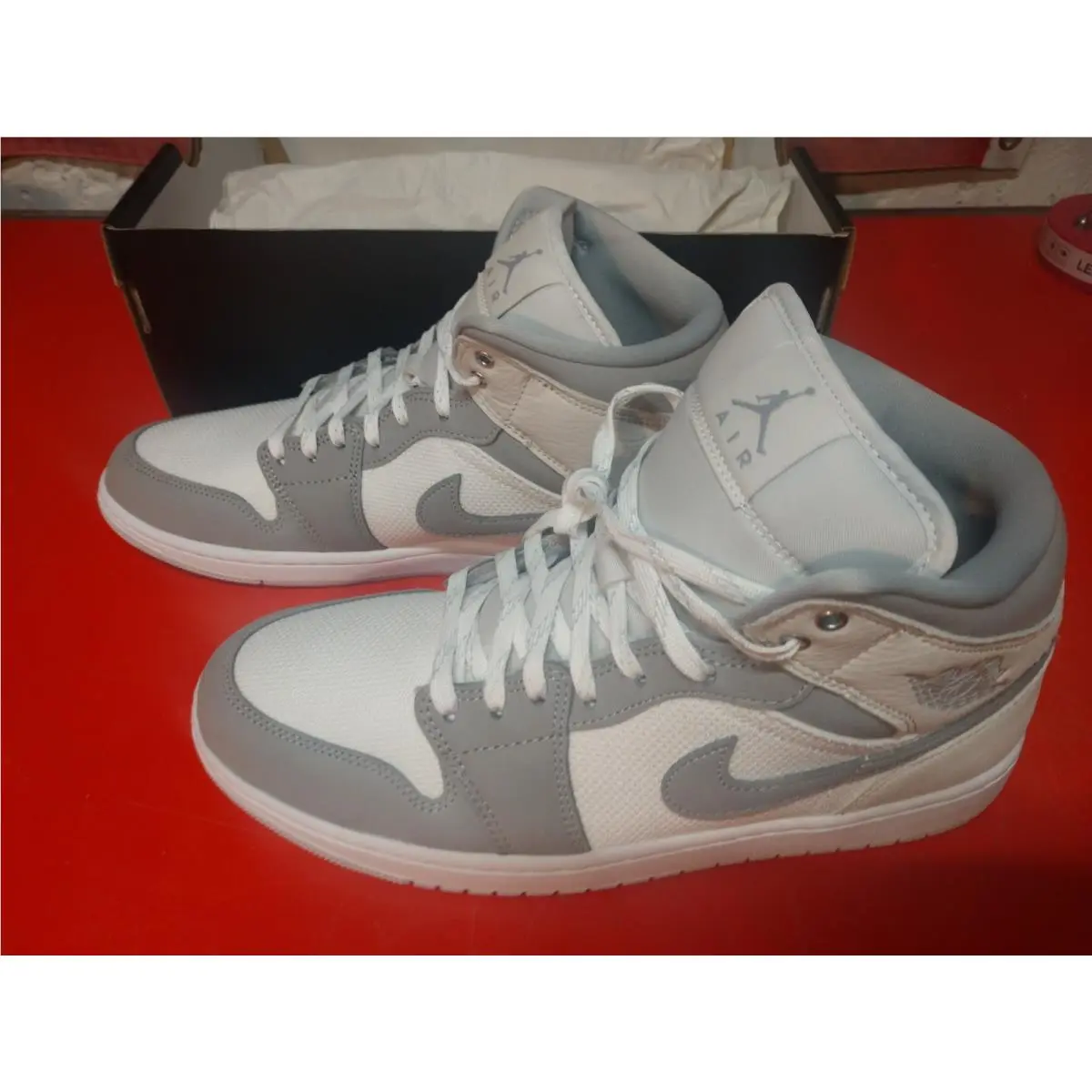 Nike shoes - Nike Air Jordan 1 - Air - IO2050 100 - Gray 1