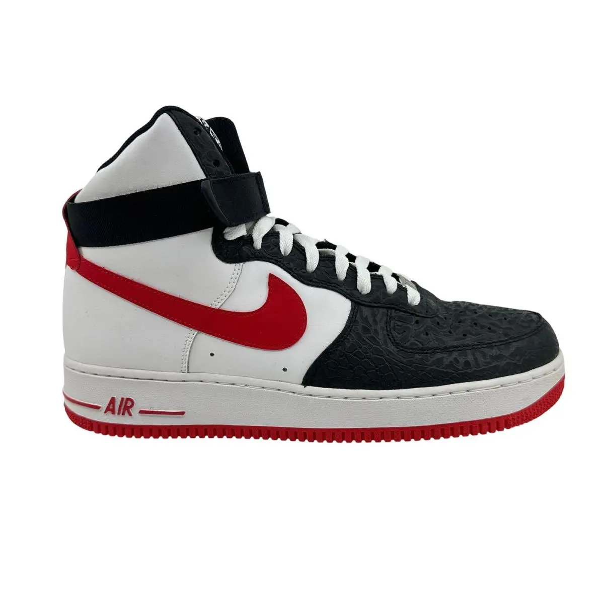 Nike Air Force 1 High `07 White University Red Black Mens Size 11 Sneaker