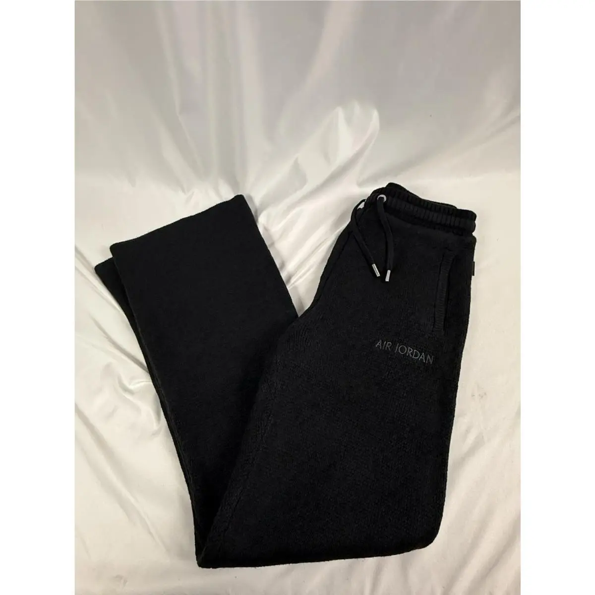 Nike Air Jordan Knit Pants Black FZ4201-010 Womens Size Small