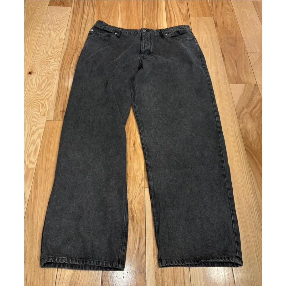 Nike Air Jordan Denim Pants Black HF9291 010 Men`s Size 38