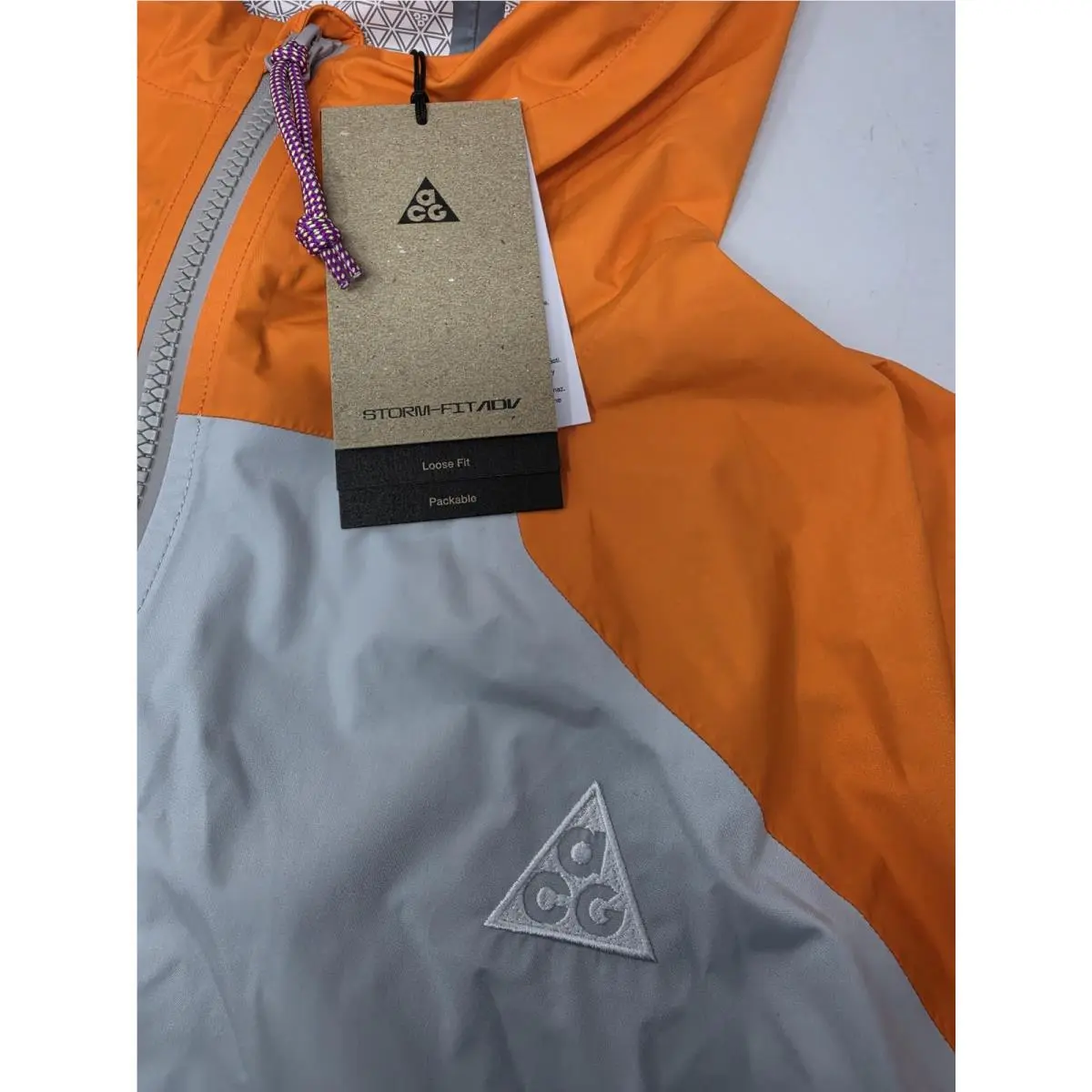 Nike clothing - Nike ACG - ACG - orange-gray (UPC: 0198488837178) 1