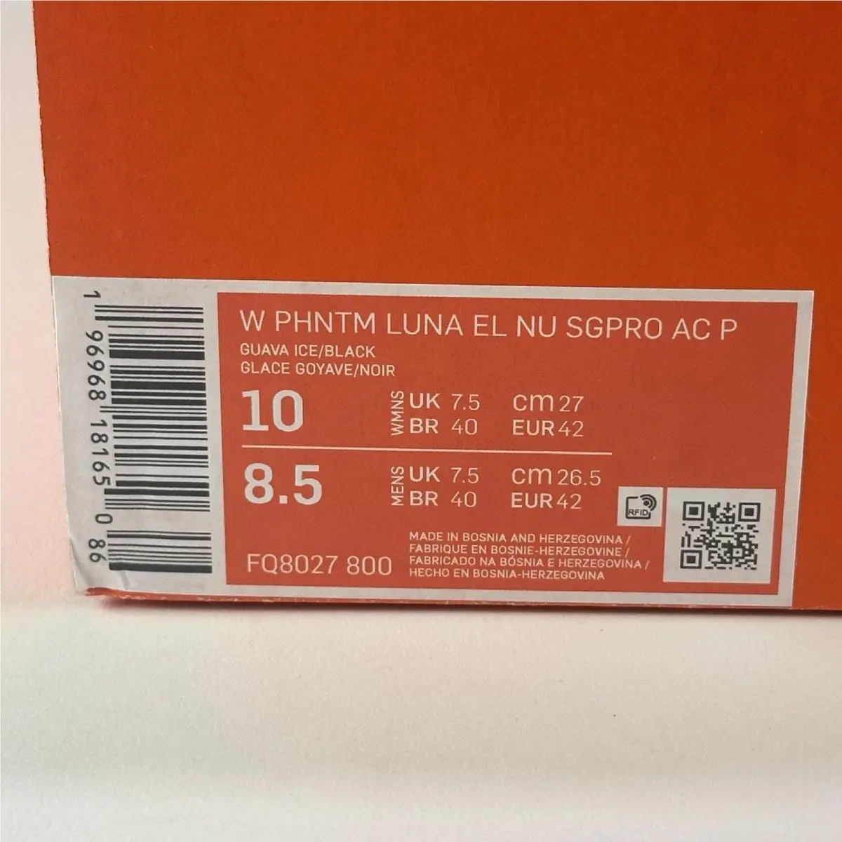 Nike shoes - Nike Phantom Luna - Phantom Luna - FQ8026-800 - Orange 8