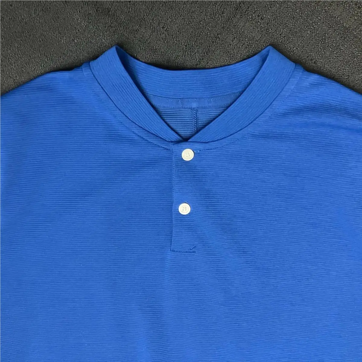Nike clothing - TW Tiger Woods AeroReact Mock Blade Polo - Game Royal Blue Black 1