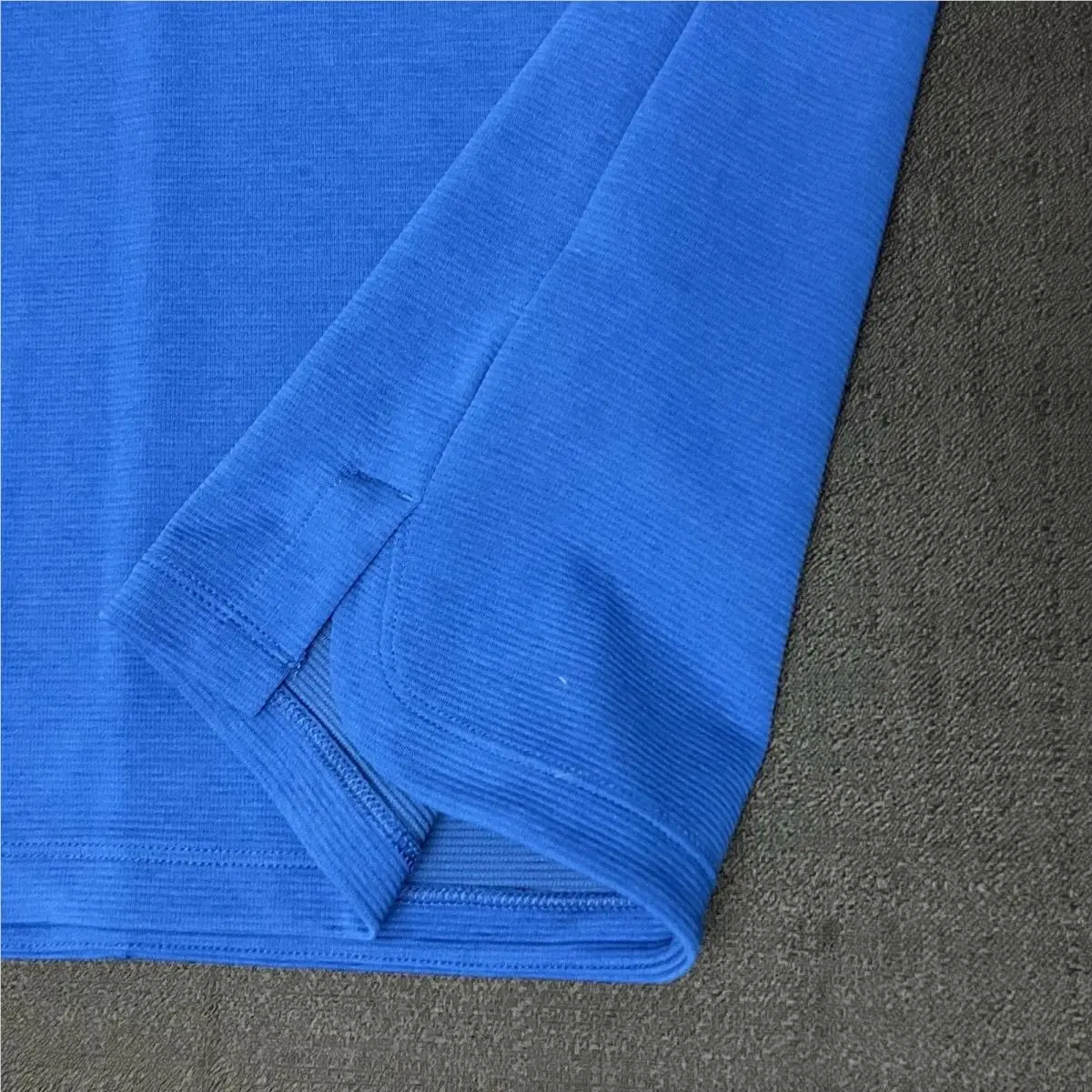 Nike clothing - TW Tiger Woods AeroReact Mock Blade Polo - Game Royal Blue Black 5