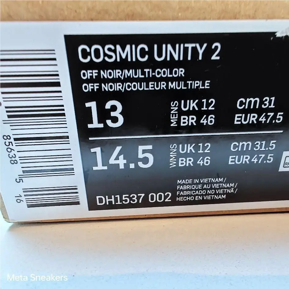 Nike shoes - Nike Cosmic Unity - Cosmic Unity - DH1537-002 - Off Noir/Football Grey/Bright Crimson/Multi-Color 0