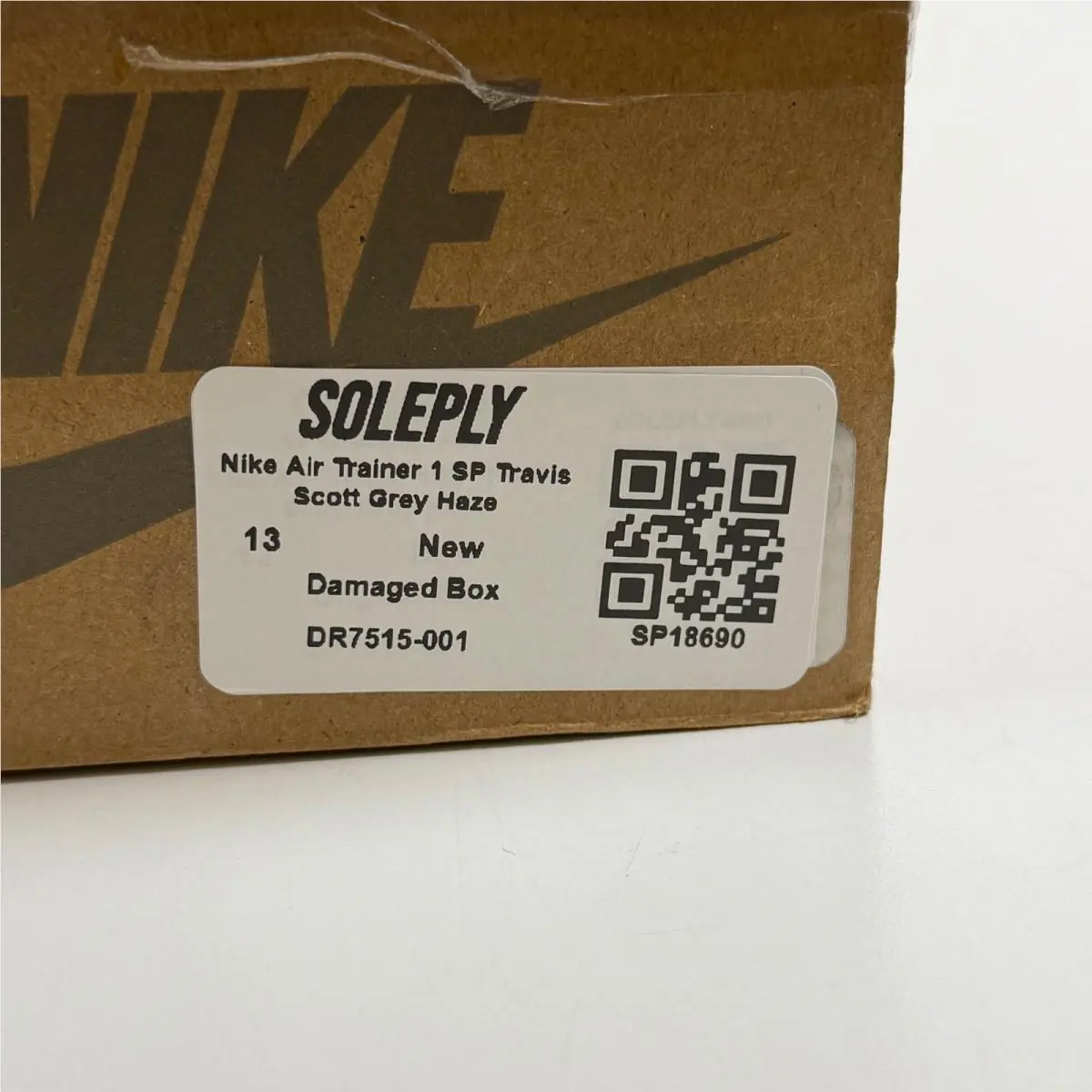 Nike shoes - Nike Air Trainer 1 SP Travis Scott Grey Haze - Gray 7