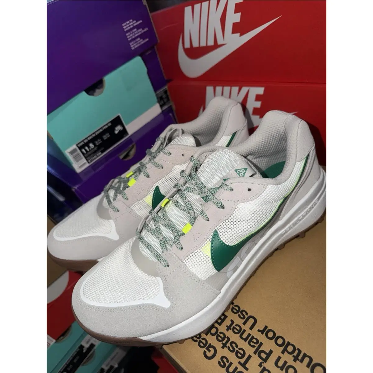 Nike shoes - Nike ACG Lowcate - ACG Lowcate - DM8019-003 - Gray/Green 0