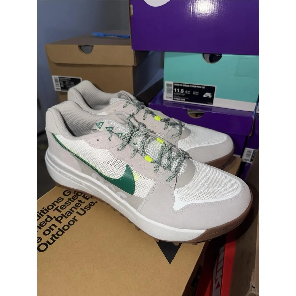 Nike shoes - Nike ACG Lowcate - ACG Lowcate - DM8019-003 - Gray/Green 3