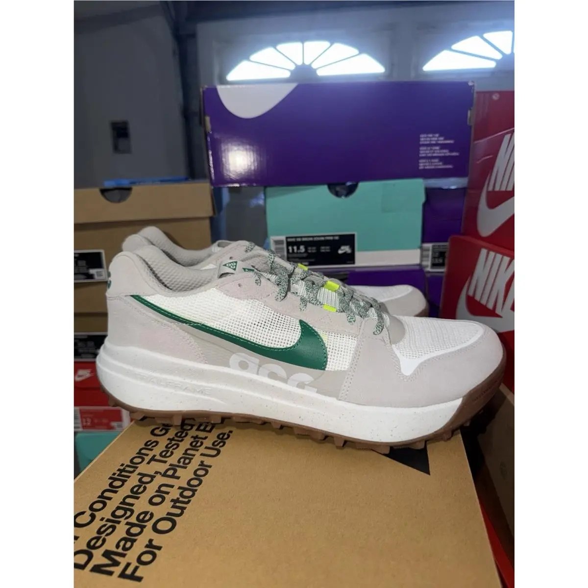 Nike shoes - Nike ACG Lowcate - ACG Lowcate - DM8019-003 - Gray/Green 4