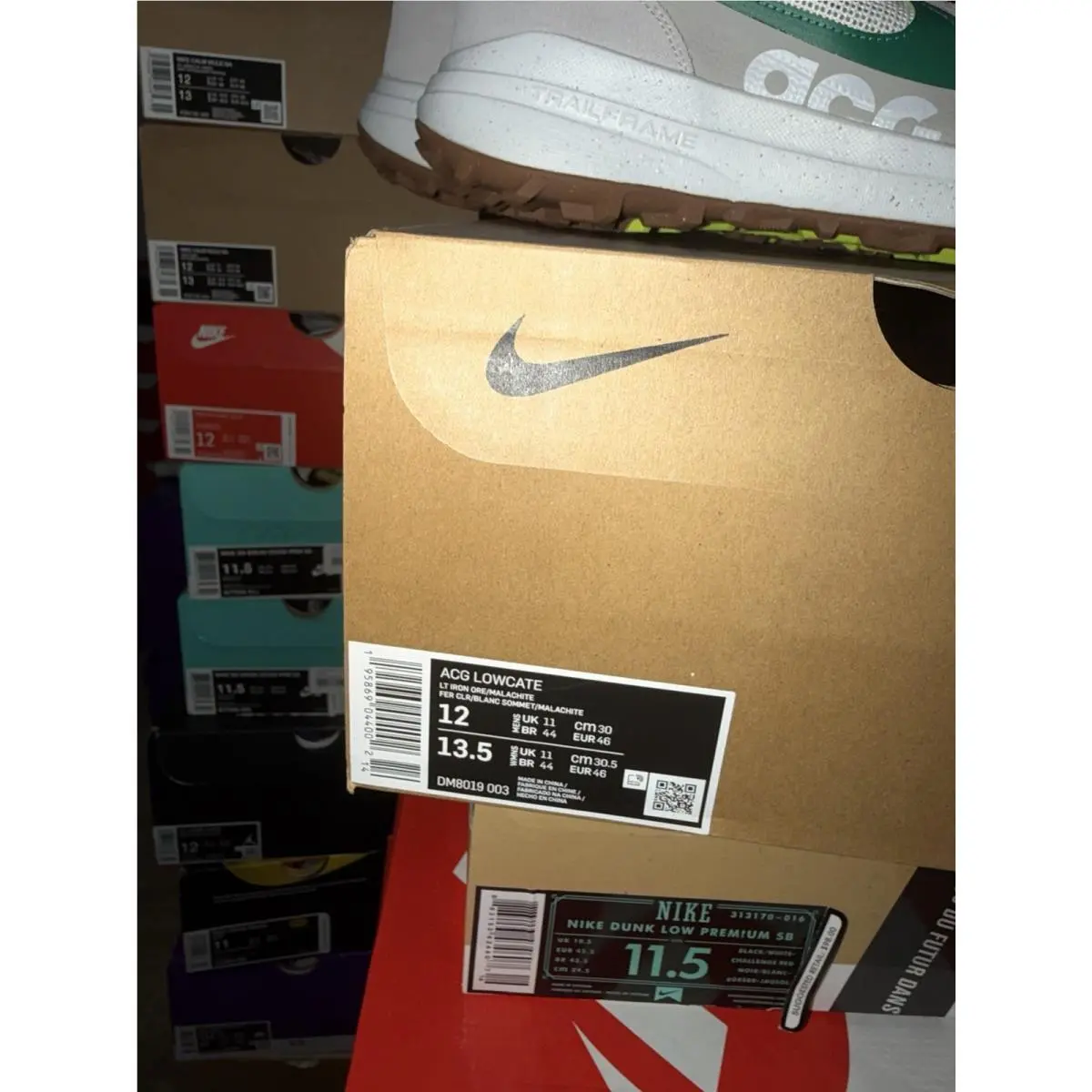 Nike shoes - Nike ACG Lowcate - ACG Lowcate - DM8019-003 - Gray/Green 5