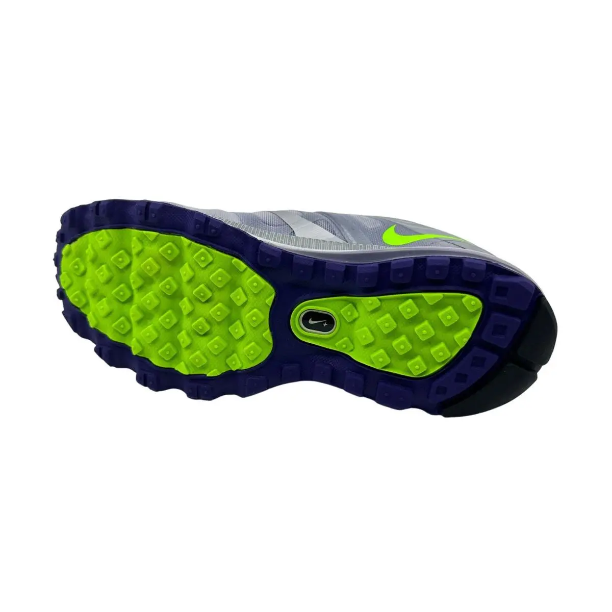 Nike shoes - Nike Air Max+ 2012 - Air - 487679 035 - Silver, Manufacturer: Metallic Silver Green Purple (UPC: 884497528052) 4