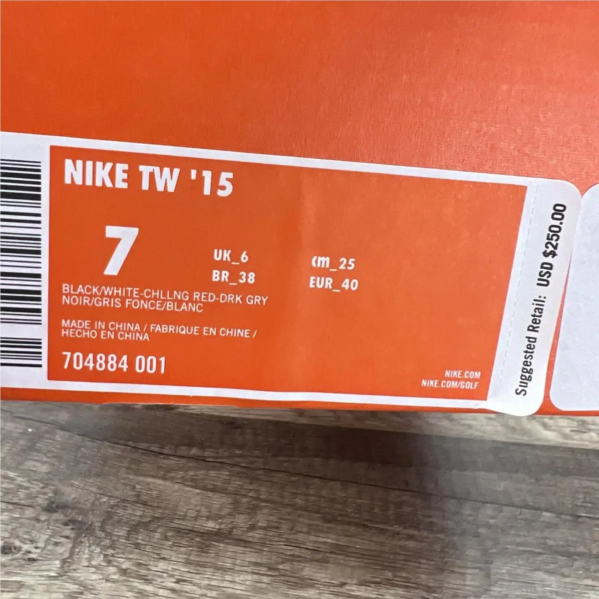 Nike shoes - Nike Tiger Woods TW `15 - 704884-001 - Black 8