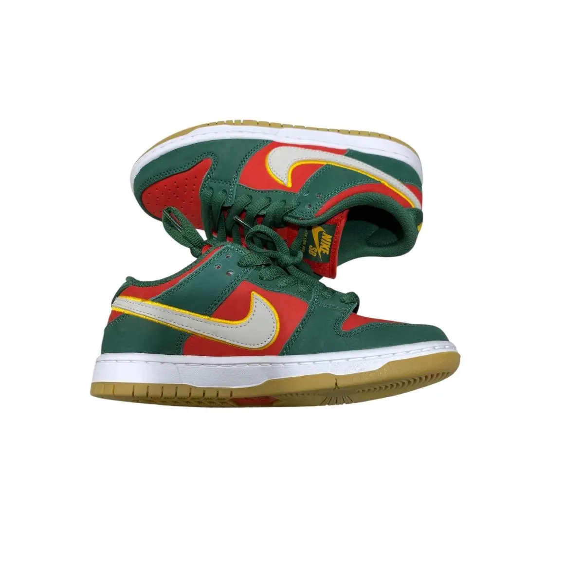 Nike shoes - Dunk Low Pro PRM Fir White University Gold - Multicolor 1