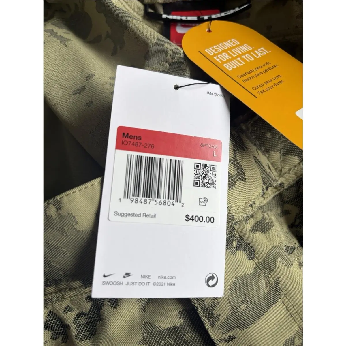 Nike clothing - IO7487 - IO7487 - Green (UPC: 198487568042) 2