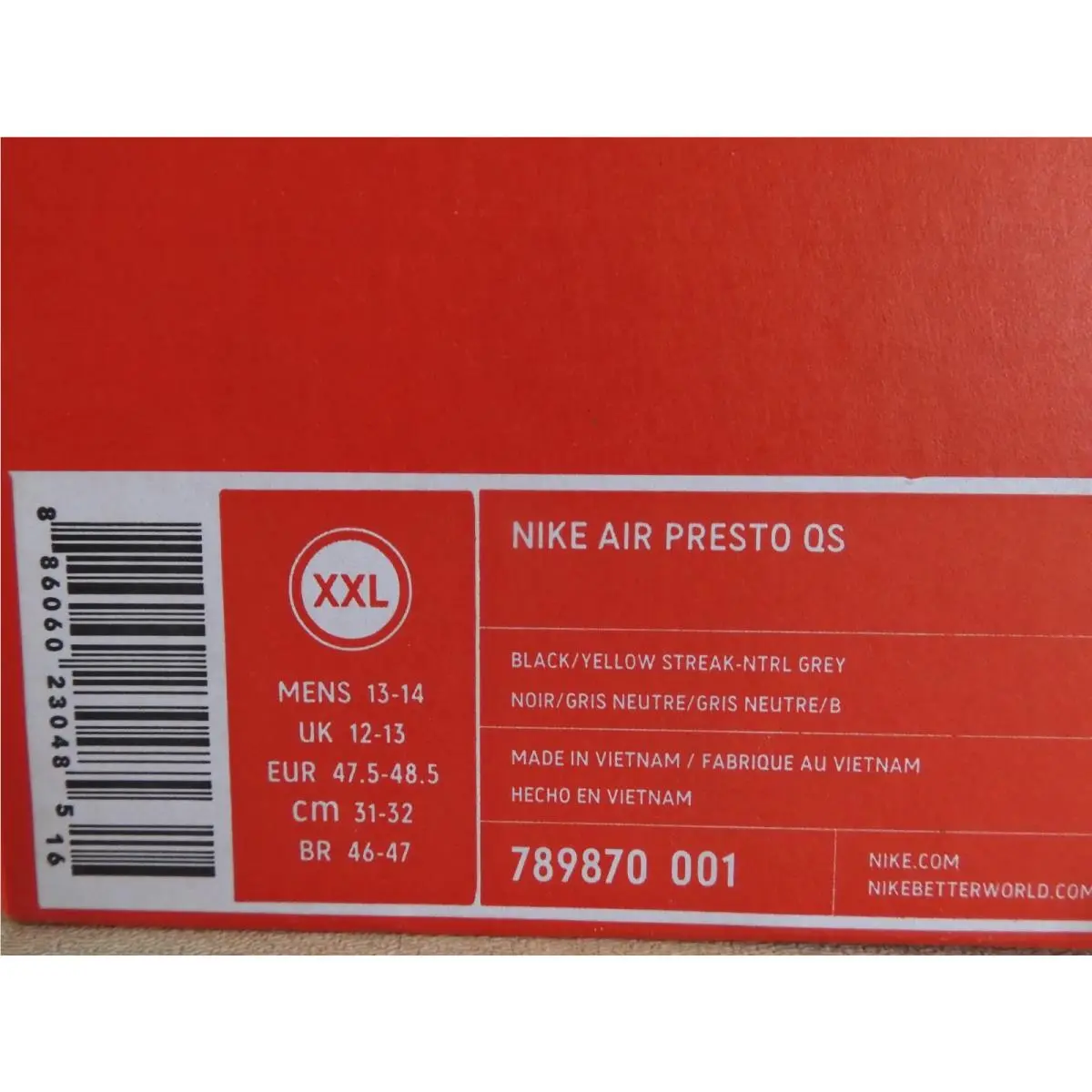 Nike shoes - Nike Air Presto - Air Presto - 789870-001 - Black (UPC: 886060230485) 6