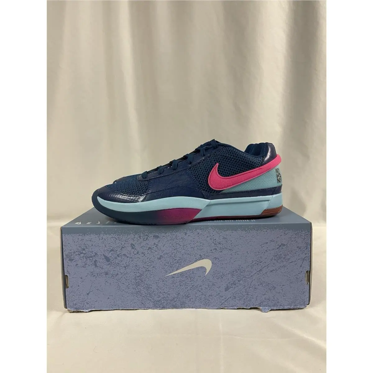 Nike shoes - Nike Ja 1 - FV1286-400 - Blue/Hyper Pink-Aquarius Blue-Black-Bright Mandarin 2