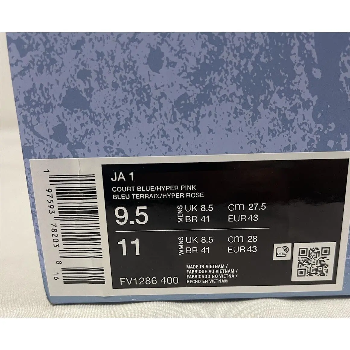 Nike shoes - Nike Ja 1 - FV1286-400 - Blue/Hyper Pink-Aquarius Blue-Black-Bright Mandarin 6