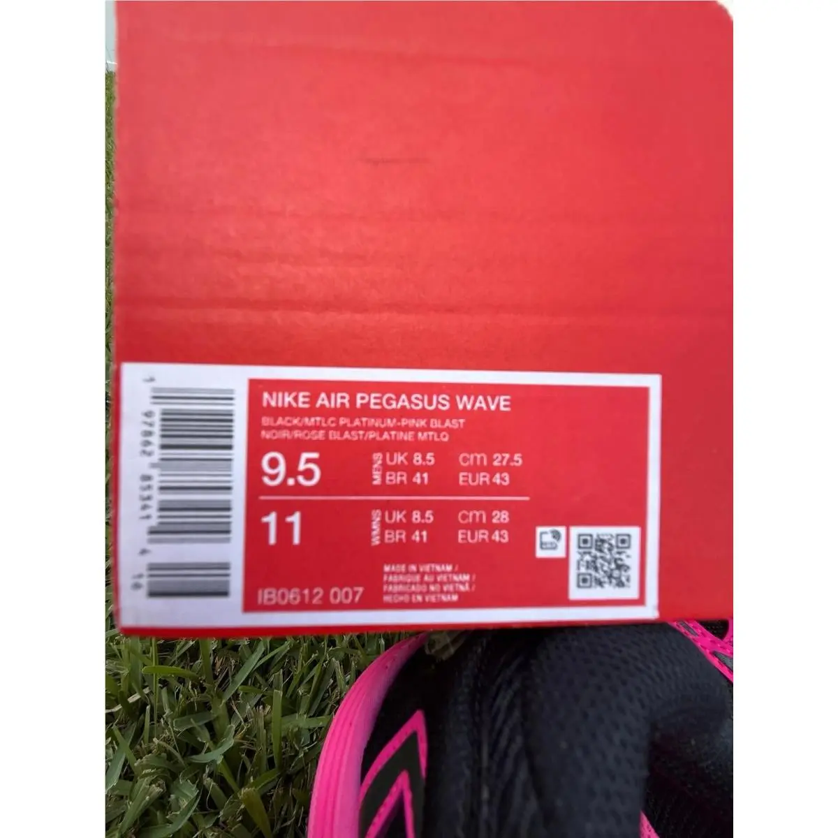 Nike shoes - Nike Air Pegasus - Air Pegasus - IB0612-007 - black / pink 6