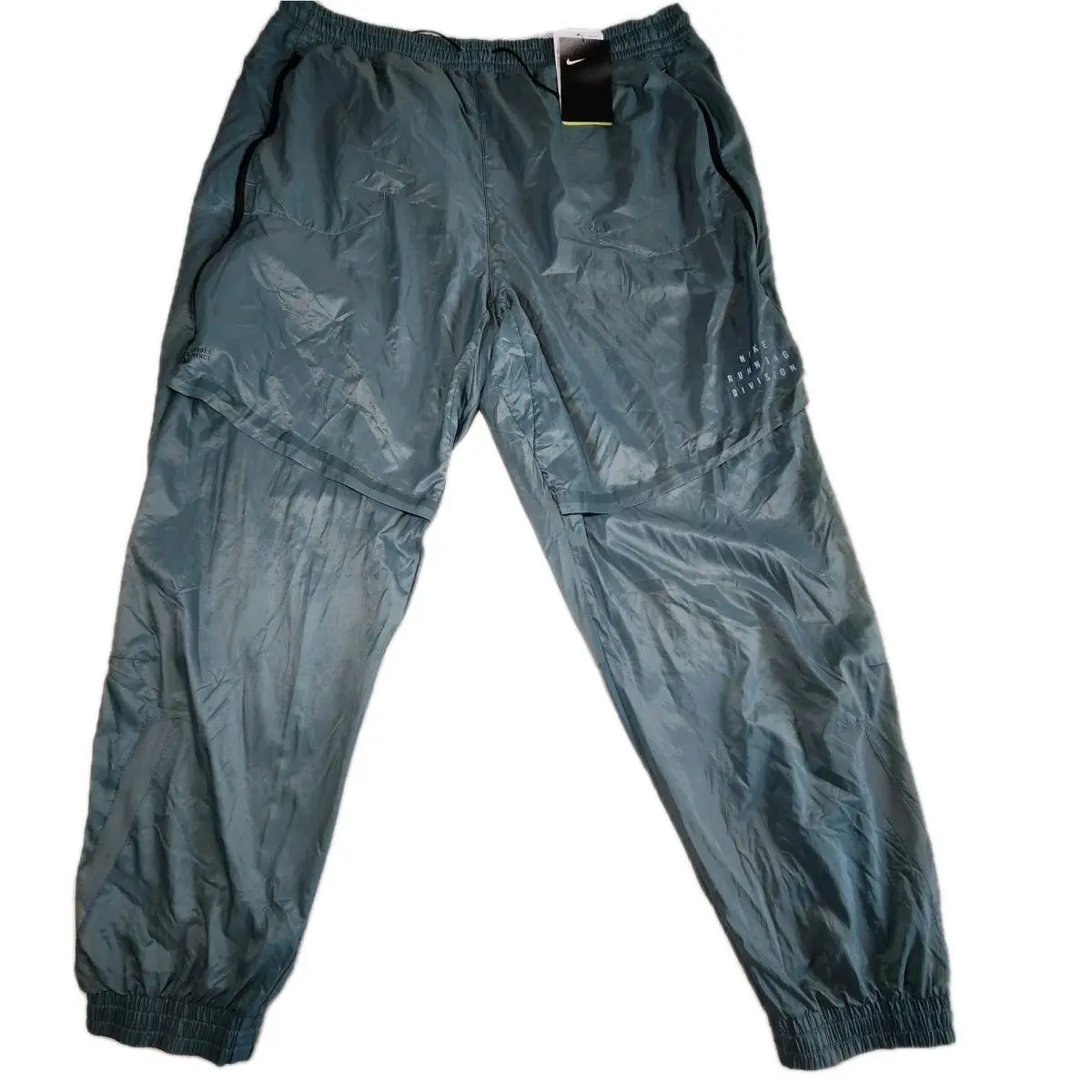 Nike Run Division Premium Pinnacle Pants Mens XL Gray Green Light Athletic