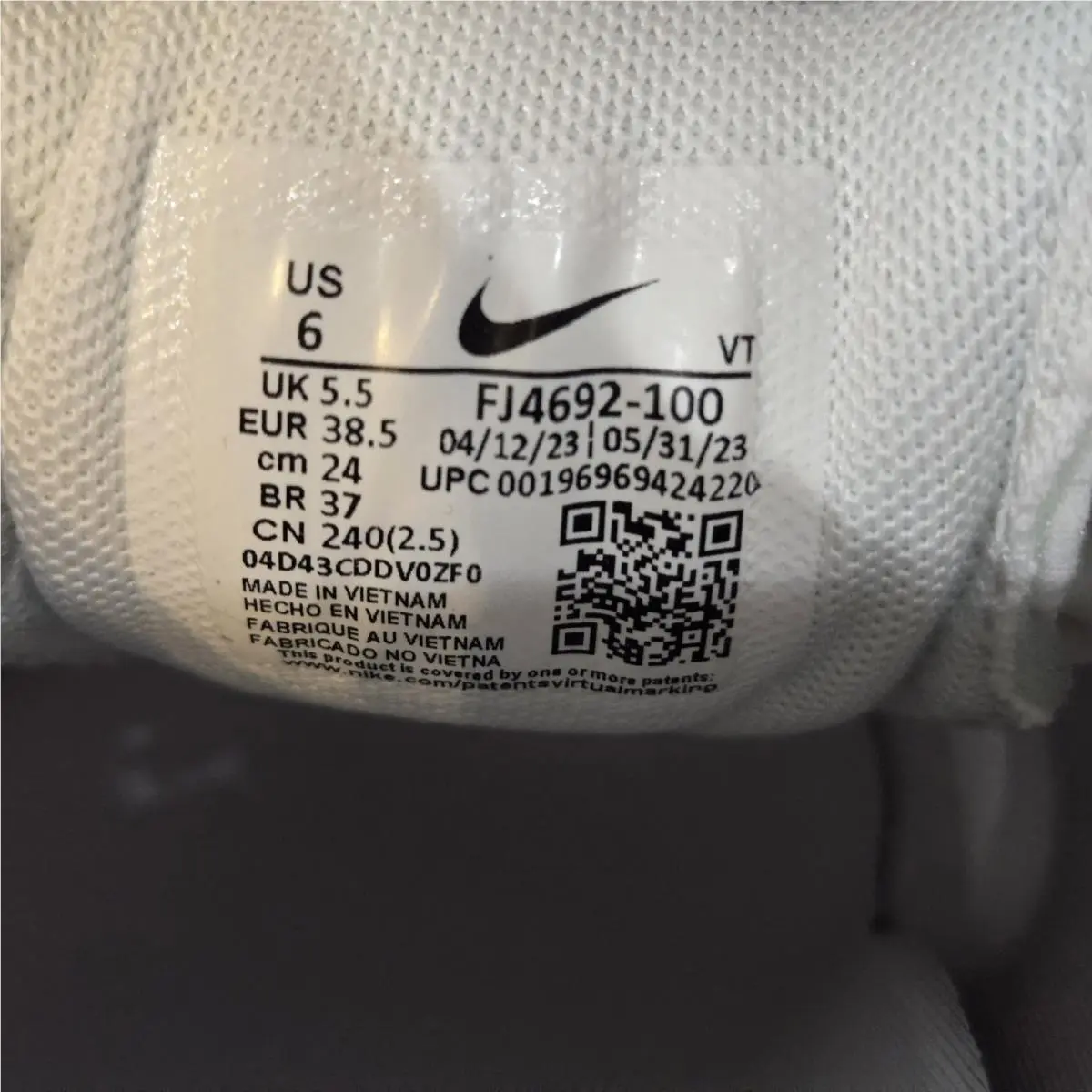 Nike shoes - Air Pegasus 2005 SP - Air Pegasus - FJ4692-100 - White (UPC: 00196969424220) 7