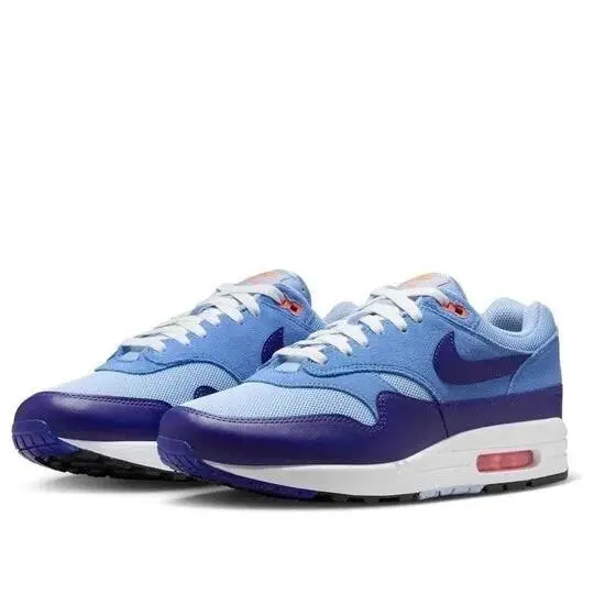 Nike Air Max 1 Ess Men`s Sz 9 Psychic Blue/deep Royal Blue FZ5808 400 Box No Lid