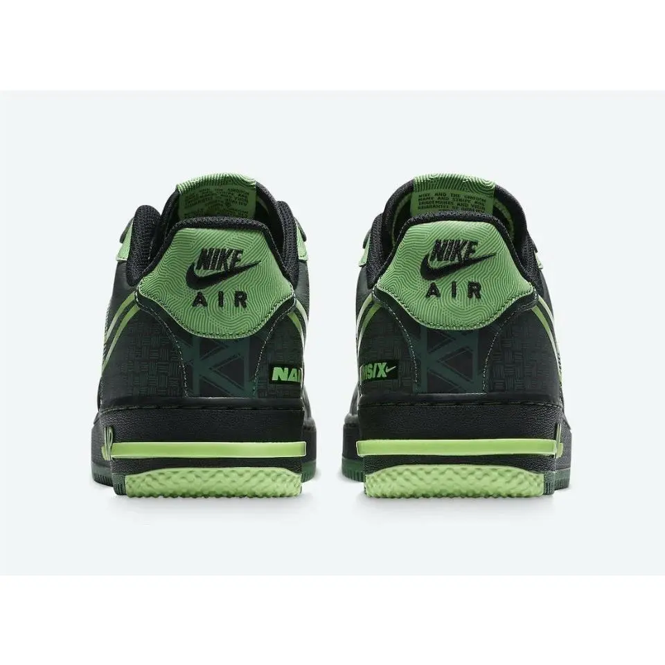 Nike shoes - Nike Air Force 1 - Air Force - CW3918001 - Black/Green 1