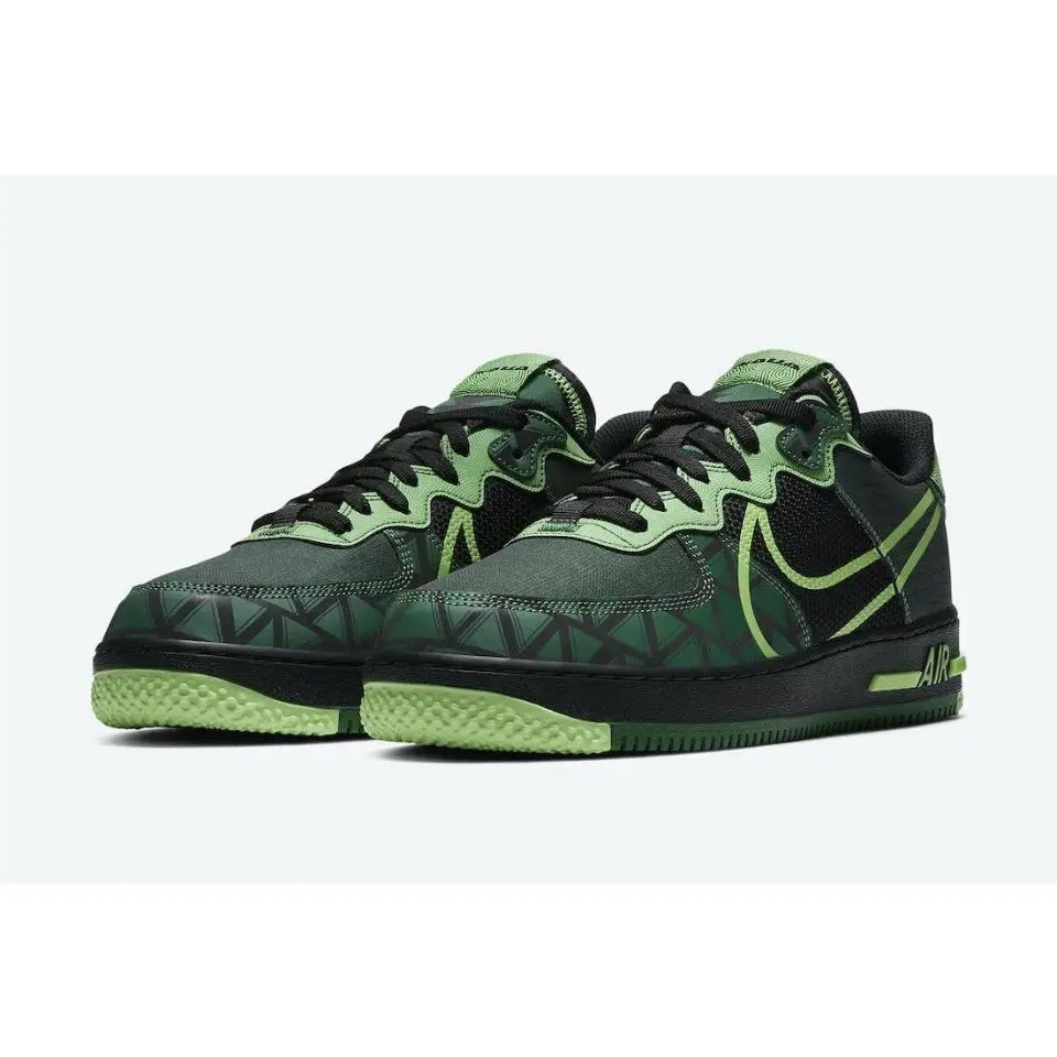 Nike shoes - Nike Air Force 1 - Air Force - CW3918001 - Black/Green 3
