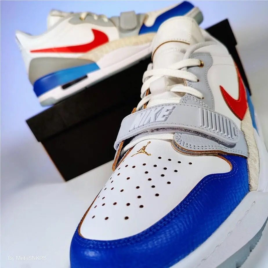 Nike shoes - Jordan Legacy 312 - Legacy - FN8902-161 - White/White/Game Royal/University Red 8